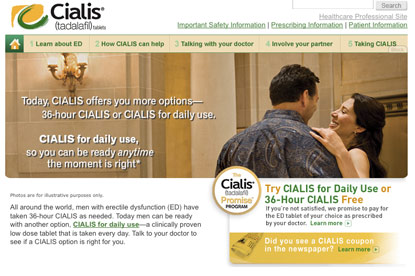 Cialis... media pitch