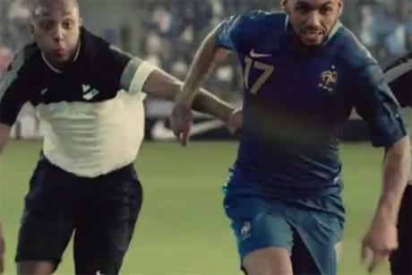 Nike tops the chart with half a million shares and 12.5m views