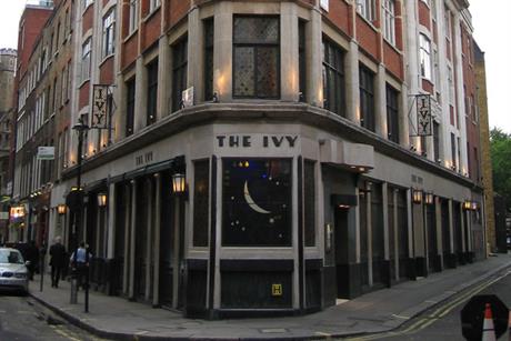 The history of advertising 1 - The Ivy restaurant