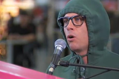 Merton: piano improv guy performs for T-Mobile