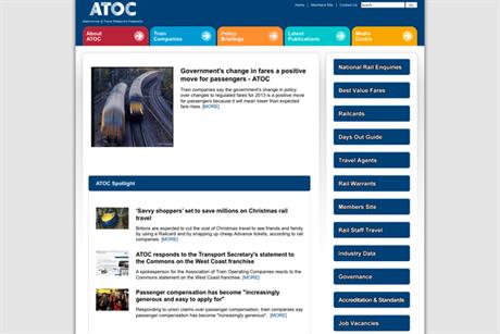 ATOC: wants agency to promote railcards