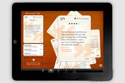 Fast Strategy app: offers advice from top planners
