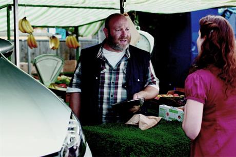 Volkswagen: buying a Golf at the grocer