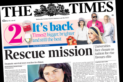 The Times: editorial attacks BBC intervention in BSkyB negotiations