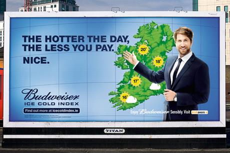 Bud ice cold index: wins Bronze for DDB London