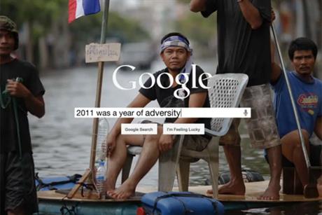Celebrating 2011: Google Zeitgeist ad shared 127,000 times this week