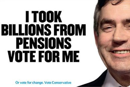 Outdoor: the Tories still use posters