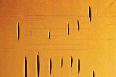 Lucio Fontana's paintings