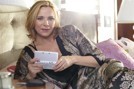 Kim Cattrall: promotes Nintendo 3DS