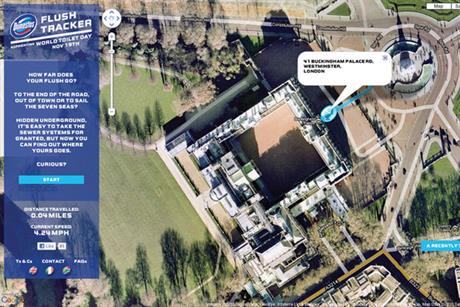 Domestos: 'flush tracker' by Lean Mean Fighting Machine