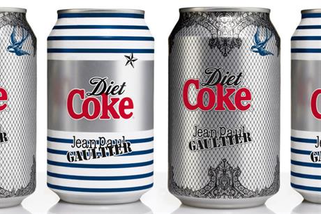 Diet Coke: unveils Jean Paul Gaultier packaging