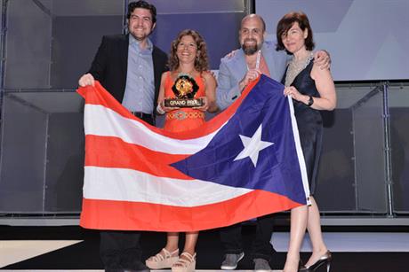 PR top prize: winners JWT San Juan
