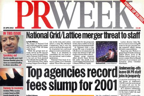 PRWeek's Top 150 issue from 2002