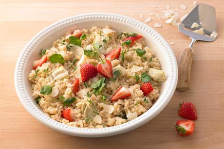 Flavours: Cirkle produced a series of recipes including strawberry risotto