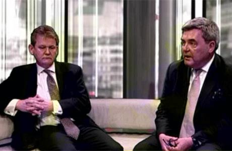 Buying and selling agencies: Rupert Ashe (left) and Mark Madsen discuss the issue