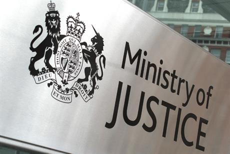 Ineffective: The MoJ is ranked worst for social media usage