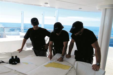 Expertise: MAST provides security for ships and yachts