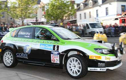 Road race: Some public highways are used for the Jim Clark Rally