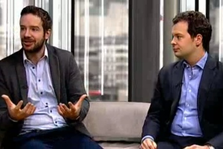 Stig Abell (l) and Alex Deane
