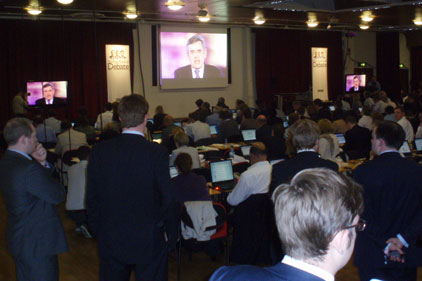 Shaping the debate: the spin room