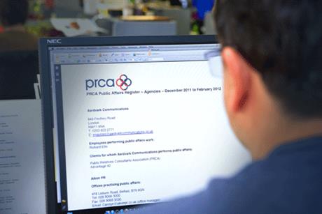 PRCA : Appointed new comms director