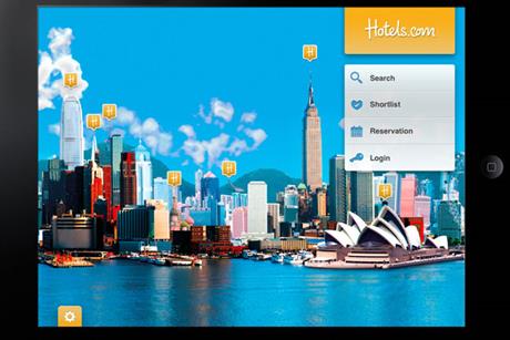 Hotels.com: launched its first iPad app in September 2011