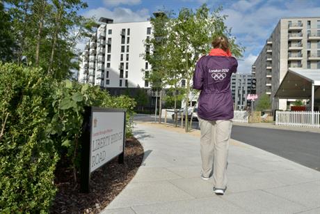 Olympic village: open to the media