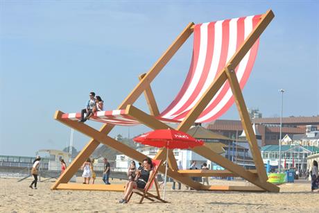 The Pimm's deckchair
