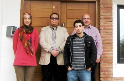 Action Global Libya team: (from l-r) Ali Gebril, Radwan Gariani , Khaled Ali Gebril, Abdalmnam Biram Basher