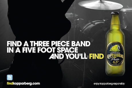 Kopparberg cider pitches out project work