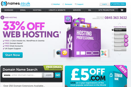 Namesco: Rebranded as names.co.uk