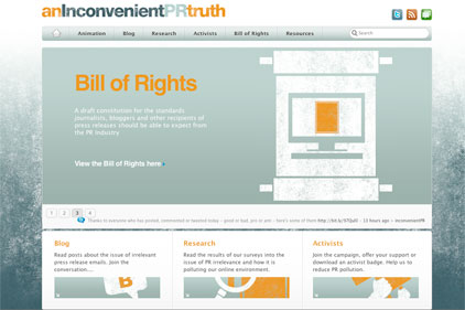 New campaign: countering PR spam