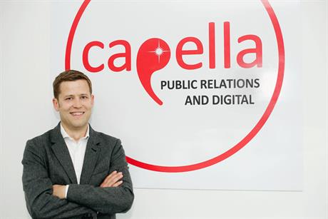 Capella: aims to be ‘fresh and fearless’ and have ‘digital thinking at the heart of its PR campaigns’