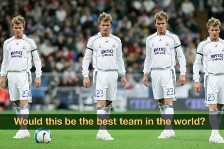 Becks appeal: Orion Partners' Heroes and Clones campaign