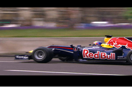Speed freak: Video coverage has boosted the Red Bull F1 team