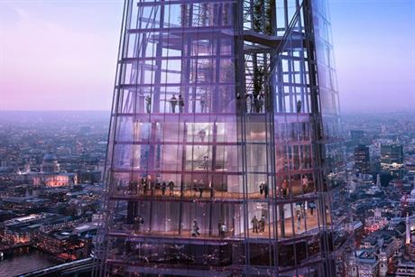 The Shard: is the tallest building in Western Europe
