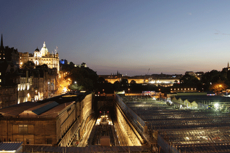 Kinetic Edinburgh: A time lapse video of the city was produced by Walid Salhab