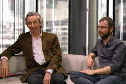 Protest PR: George Pitcher (left) and Ronan McNern