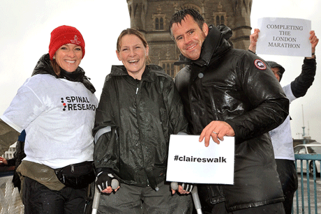 Claire Lomas: Completed marathon with ReWalk suit
