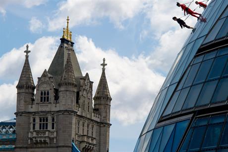 London 2012 Festival: 'secret' dance stunt