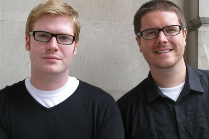 Flying start: Stuart Bell and Richard Dawes