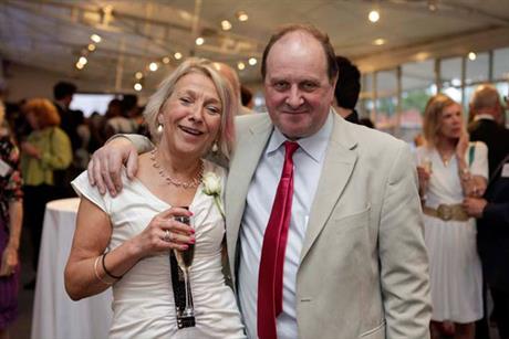 The 'girl who never says no': Dotti Irving with James Naughtie