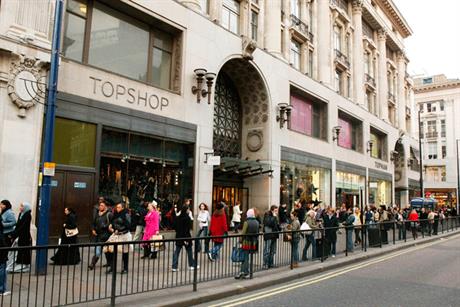 Arcadia: owns high street chain Top Shop