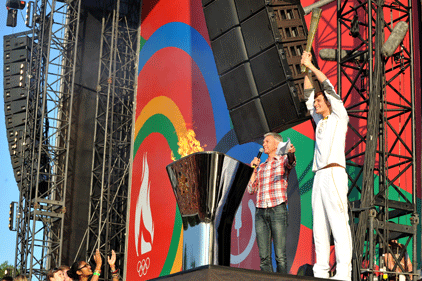 Flame relay: Coca Cola gave youngsters the chance to get involved