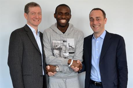 Fabrice Muamba with doctors: hired PHA Media (Pic: David Brookes)