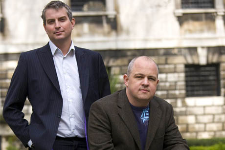 Separate ways: Speed founders Earl (left) and Waddington