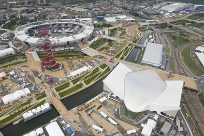 The Olympic Park: ( LOCOG/ Anthony Charlton)