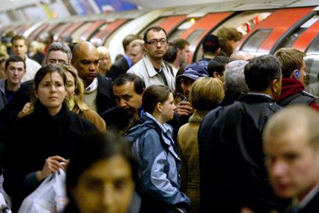 Feeling the strain: The Tube will handle millions of extra travellers (Rex Features)
