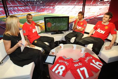 Betfair: wanted to maximise its access to Manchester United's global fanbase