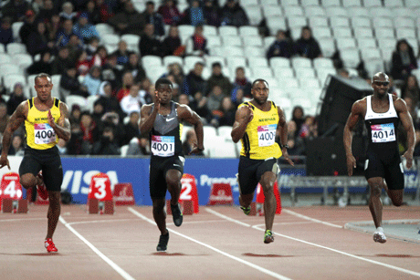 Fast lane: Athletics enjoyed a high profile during London 2012